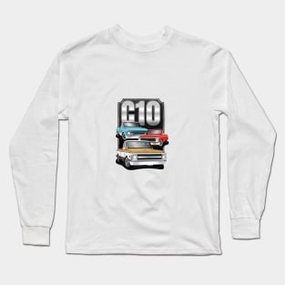 Chevrolet C10 Pickup Trucks Chevy truck 67-72 Long Sleeve T-Shirt